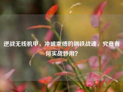 逆战无线机甲，冲破束缚的钢铁战魂，究竟有何实战妙用？