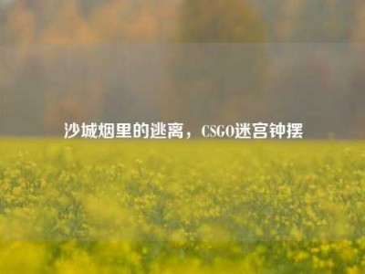 沙城烟里的逃离，CSGO迷宫钟摆
