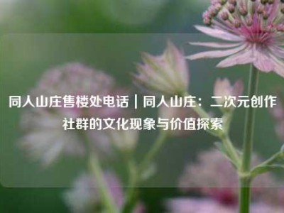 同人山庄售楼处电话｜同人山庄：二次元创作社群的文化现象与价值探索