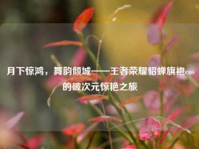 月下惊鸿，舞韵倾城——王者荣耀貂蝉旗袍cos的破次元惊艳之旅