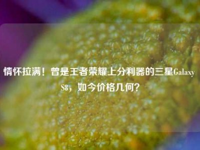 情怀拉满！曾是王者荣耀上分利器的三星Galaxy S8，如今价格几何？