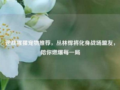 逆战猩猩宠物推荐，丛林悍将化身战场盟友，陪你燃爆每一局