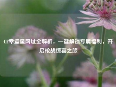 CF幸运星网址全解析，一键解锁专属福利，开启枪战惊喜之旅