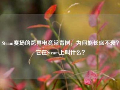 Steam赛场的跨界电竞常青树，为何能长盛不衰？它在Steam上叫什么？