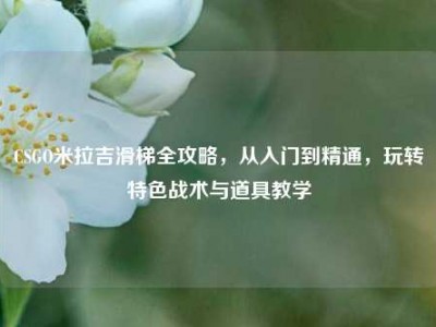 CSGO米拉吉滑梯全攻略，从入门到精通，玩转特色战术与道具教学
