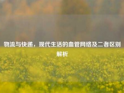 物流与快递，现代生活的血管网络及二者区别解析