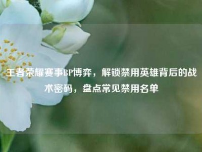 王者荣耀赛事BP博弈，解锁禁用英雄背后的战术密码，盘点常见禁用名单