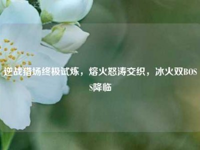 逆战猎场终极试炼，熔火怒涛交织，冰火双BOSS降临