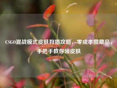 CSGO混战模式皮肤狩猎攻略，零成本攒藏品，手把手教你领皮肤