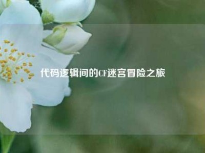 代码逻辑间的CF迷宫冒险之旅