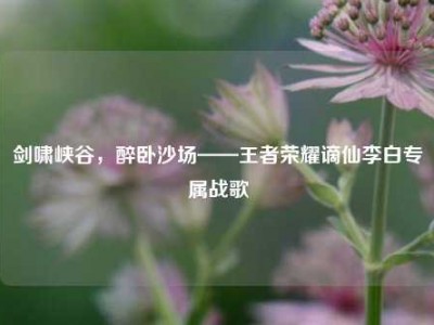 剑啸峡谷，醉卧沙场——王者荣耀谪仙李白专属战歌
