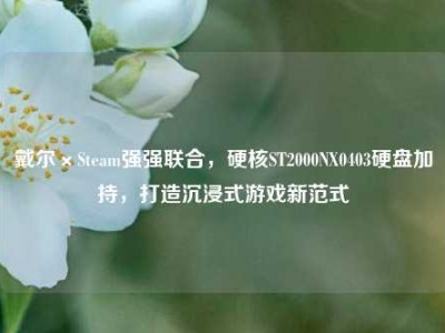戴尔×Steam强强联合，硬核ST2000NX0403硬盘加持，打造沉浸式游戏新范式