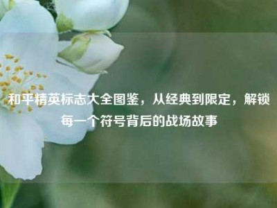 和平精英标志大全图鉴，从经典到限定，解锁每一个符号背后的战场故事