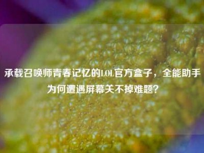 承载召唤师青春记忆的LOL官方盒子，全能助手为何遭遇屏幕关不掉难题？