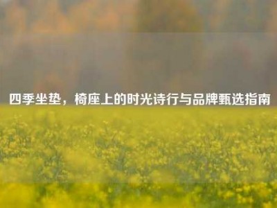 四季坐垫，椅座上的时光诗行与品牌甄选指南