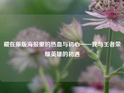 藏在原版海报里的热血与初心——我与王者荣耀英雄的初遇