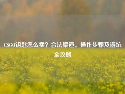 CSGO钥匙怎么卖？合法渠道、操作步骤及避坑全攻略