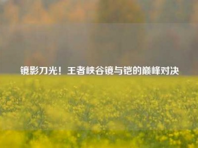 镜影刀光！王者峡谷镜与铠的巅峰对决