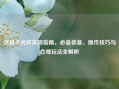 逆战卡光环实用指南，必备装备、操作技巧与合规玩法全解析