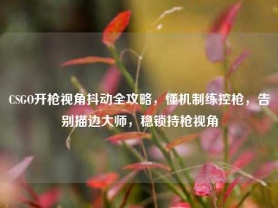 CSGO开枪视角抖动全攻略，懂机制练控枪，告别描边大师，稳锁持枪视角