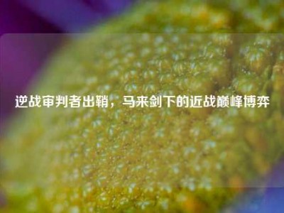 逆战审判者出鞘，马来剑下的近战巅峰博弈