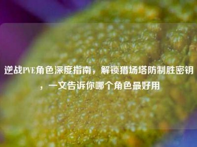 逆战PVE角色深度指南，解锁猎场塔防制胜密钥，一文告诉你哪个角色最好用