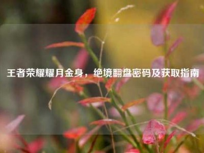 王者荣耀耀月金身，绝境翻盘密码及获取指南