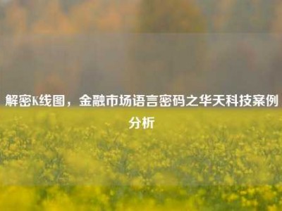 解密K线图，金融市场语言密码之华天科技案例分析