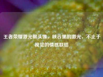 王者荣耀激光眼头像，峡谷里的激光，不止于视觉的情感联结