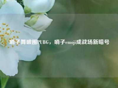 哨子舞破圈PUBG，哨子emoji成战场新暗号
