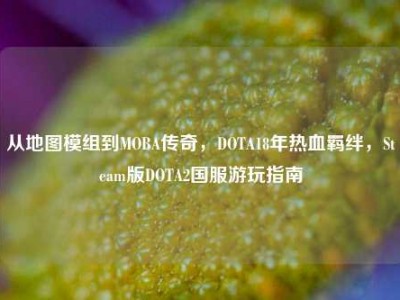 从地图模组到MOBA传奇，DOTA18年热血羁绊，Steam版DOTA2国服游玩指南
