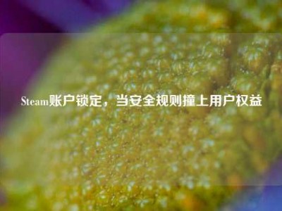 Steam账户锁定，当安全规则撞上用户权益