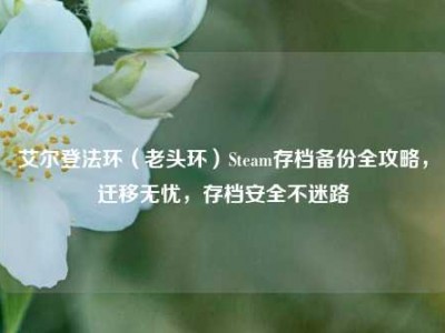 艾尔登法环（老头环）Steam存档备份全攻略，迁移无忧，存档安全不迷路