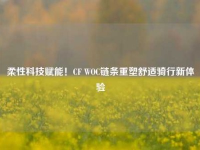 柔性科技赋能！CF WOC链条重塑舒适骑行新体验