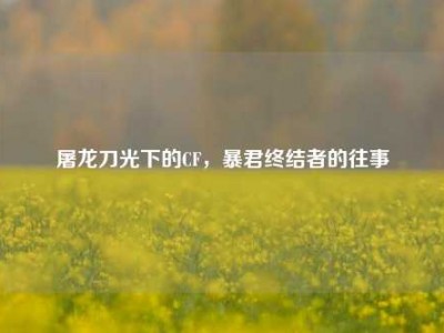 屠龙刀光下的CF，暴君终结者的往事