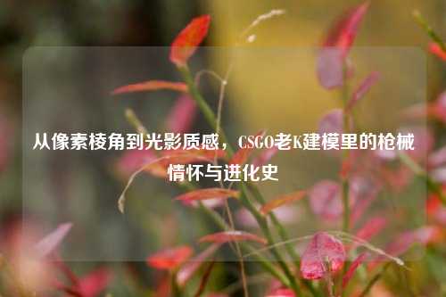 从像素棱角到光影质感，CSGO老K建模里的枪械情怀与进化史