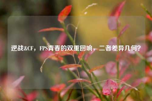逆战&CF,FPS青春的双重回响,二者差异几何?