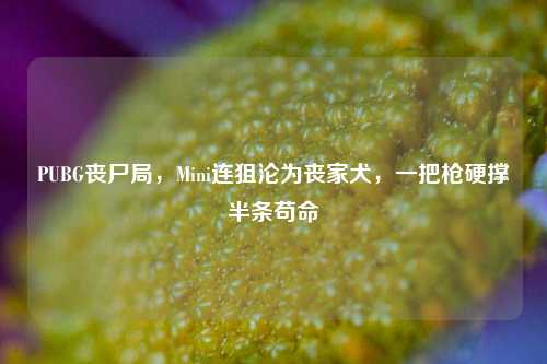 PUBG丧尸局，Mini连狙沦为丧家犬，一把枪硬撑半条苟命