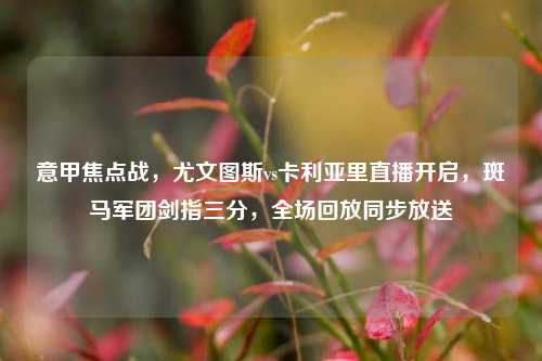 意甲焦点战，尤文图斯vs卡利亚里直播开启，斑马军团剑指三分，全场回放同步放送
