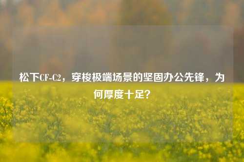 松下CF-C2,穿梭极端场景的坚固办公先锋,为何厚度十足?