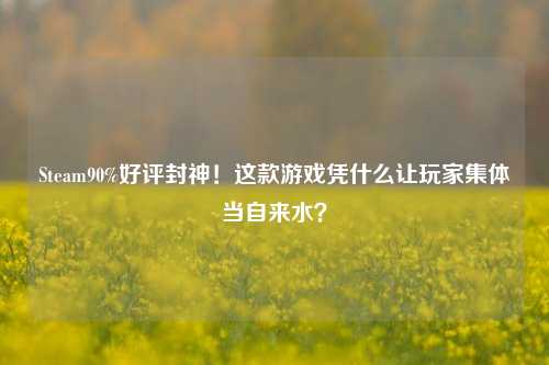 Steam90%好评封神!这款游戏凭什么让玩家集体当自来水?