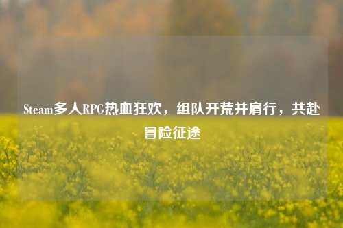 Steam多人RPG热血狂欢,组队开荒并肩行,共赴冒险征途