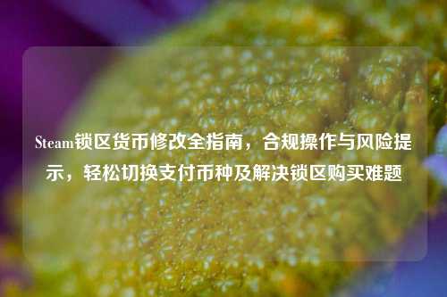 Steam锁区货币修改全指南，合规操作与风险提示，轻松切换支付币种及解决锁区购买难题
