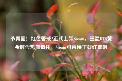 爷青回!红色警戒2正式上架Steam,重温RTS黄金时代热血情怀,Steam可直接下载红警啦