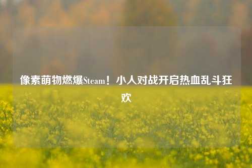 像素萌物燃爆Steam！小人对战开启热血乱斗狂欢