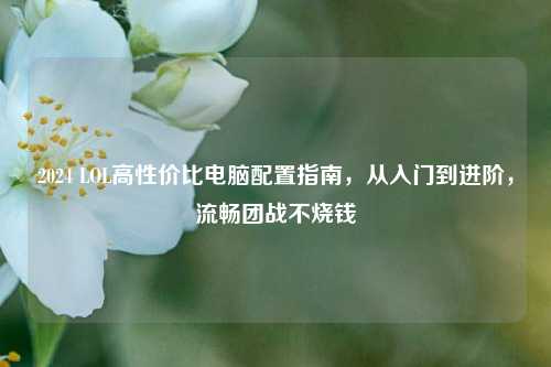 2024 LOL高性价比电脑配置指南,从入门到进阶,流畅团战不烧钱