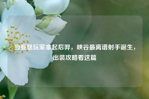 当亚瑟玩家拿起后羿,峡谷最离谱射手诞生,出装攻略看这篇