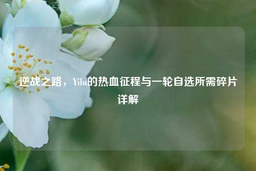 逆战之路,Yilu的热血征程与一轮自选所需碎片详解