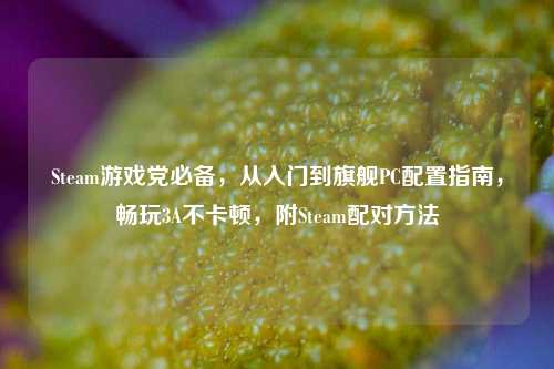 Steam游戏党必备,从入门到旗舰PC配置指南,畅玩3A不卡顿,附Steam配对方法