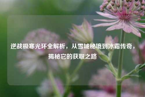 逆战极寒光环全解析,从雪域秘境到冰霜传奇,揭秘它的获取之路